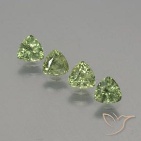 1.46ctw 天然 森林绿 蓝宝石, 胖三角形, VS