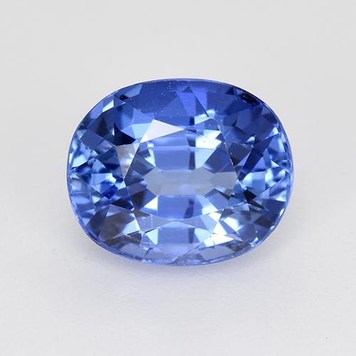 2.32ct 天然 中深蓝 蓝宝石, 椭圆形, VS