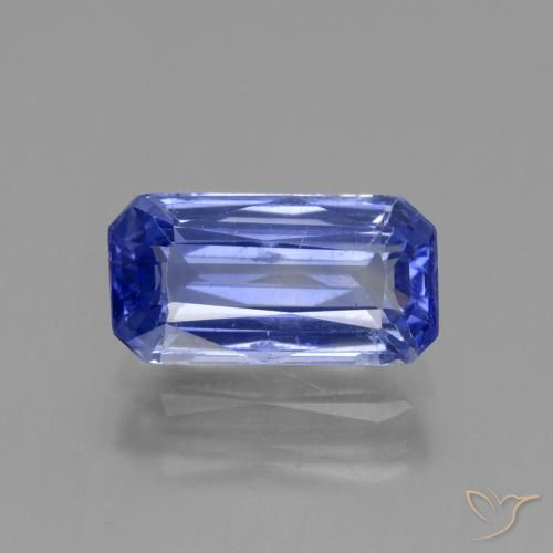 2.98ct 天然 深紫蓝 蓝宝石, 祖母绿式切割, VS