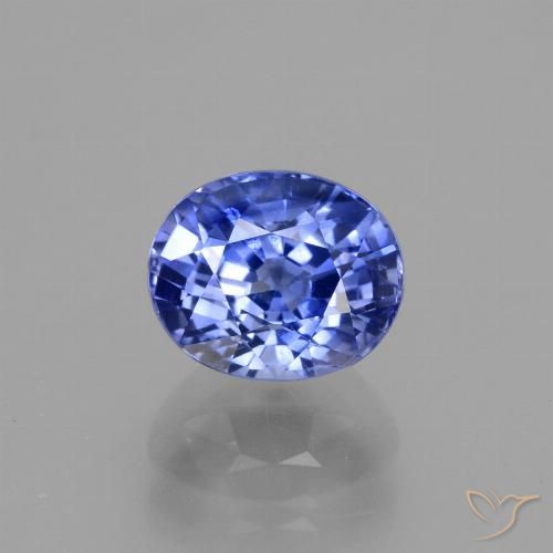 2.71ct 天然 浅矢车菊蓝 蓝宝石, 椭圆形, VS