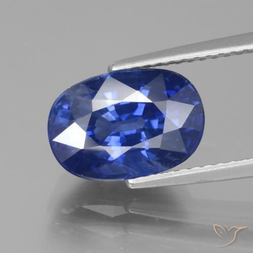 4.81ct 天然 矢菊花蓝 蓝宝石, 椭圆形, VS