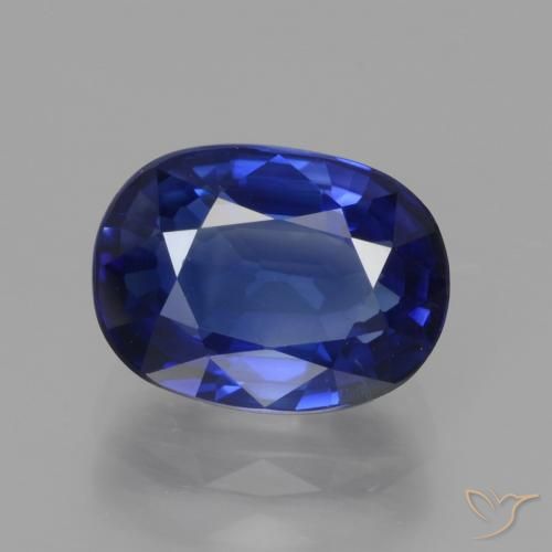 3.34ct 天然 皇家蓝色 蓝宝石, 椭圆形, VS