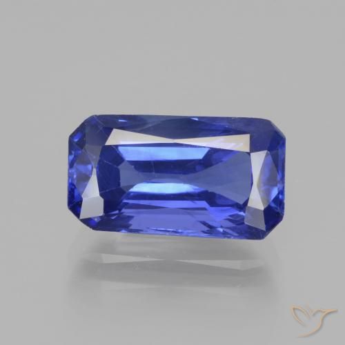 3.76ct 天然 深紫蓝色 蓝宝石, 祖母绿式切割, VS