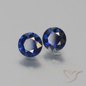 1.14克拉天然蓝宝石，圆形的，VVS-VS