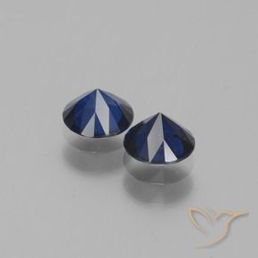1.14克拉天然蓝宝石，圆形的，VVS-VS