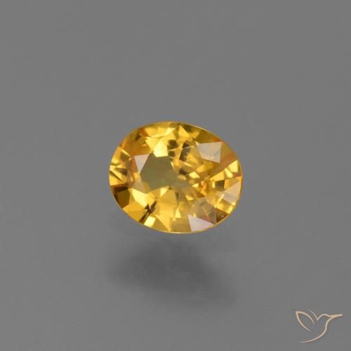 0.68克拉天然蓝宝石，椭圆形，VS