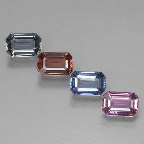 2.62克拉天然蓝宝石，祖母绿式切割，VVS-VS