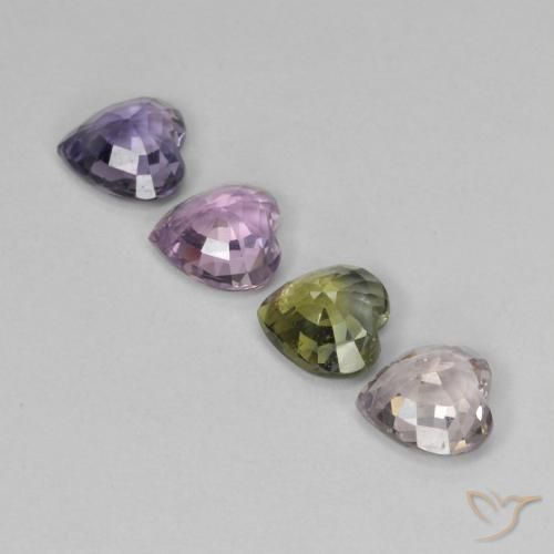 2.93克拉天然蓝宝石，心形，VVS-VS