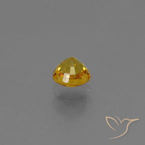 0.65克拉天然蓝宝石，圆形的，VVS-VS