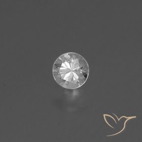 0.34克拉天然蓝宝石，圆形的，VS