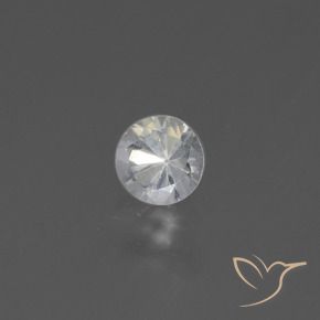 0.45克拉天然蓝宝石，圆形的，VS