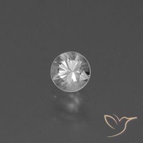 0.48克拉天然蓝宝石，圆形的，VS