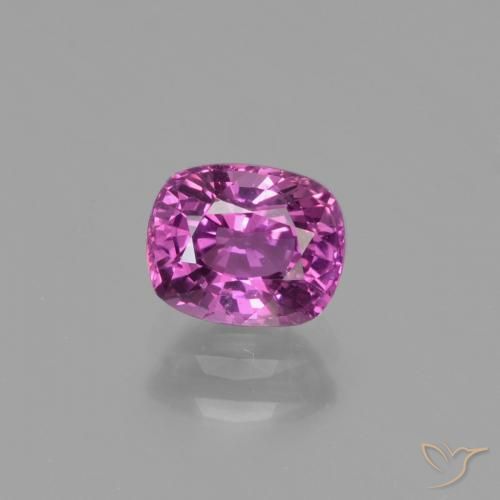 1.34ct 天然 深粉紫 蓝宝石, 软垫, VS
