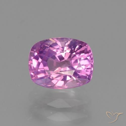 1.42ct 天然 粉紫色 蓝宝石, 软垫, VS