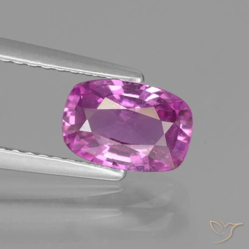 1.31ct 天然 粉紫色 蓝宝石, 软垫, VS