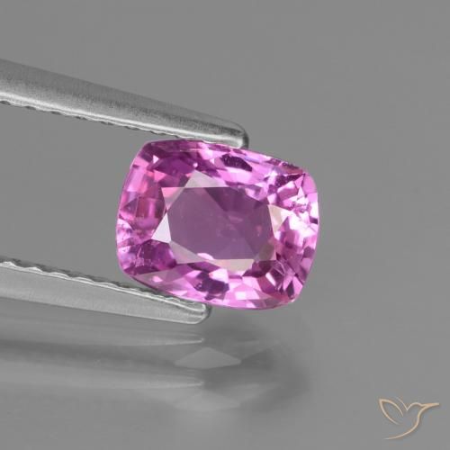 1.22ct 天然 深粉紫 蓝宝石, 软垫, VS