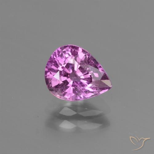 1.42ct 天然 粉紫色 蓝宝石, 梨形, VS