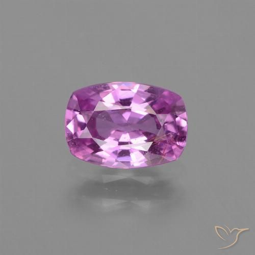 1.10ct 天然 深粉紫 蓝宝石, 软垫, VS