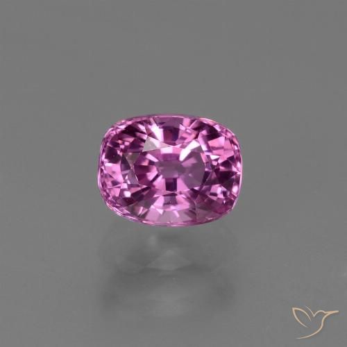 1.40ct 天然 粉紫色 蓝宝石, 软垫, VS