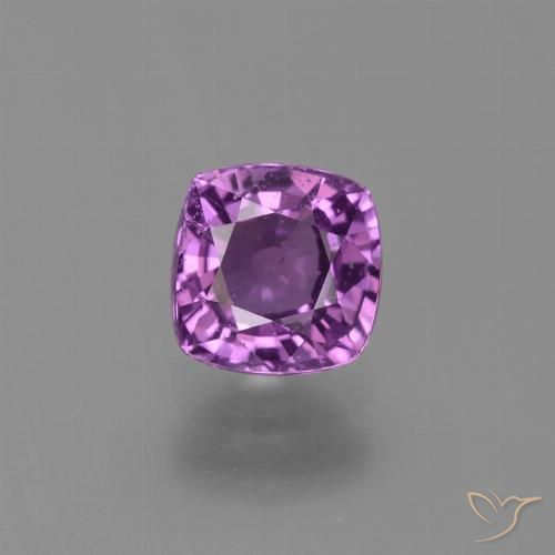 1.44ct 天然 中紫色 蓝宝石, 软垫, VS