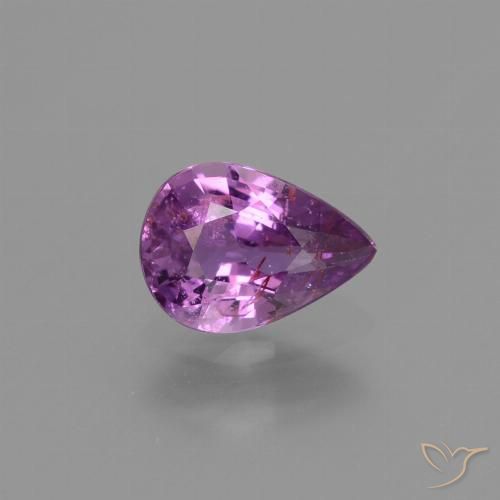 1.03ct 天然 紫罗兰紫色 蓝宝石, 梨形, VS-SI