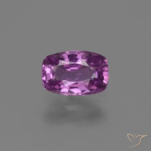 1.14ct 天然 中深紫色 蓝宝石, 软垫, VS