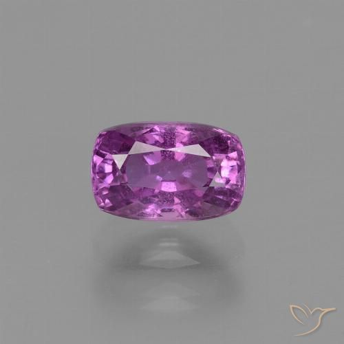 1.41ct 天然 中深紫色 蓝宝石, 软垫, VS