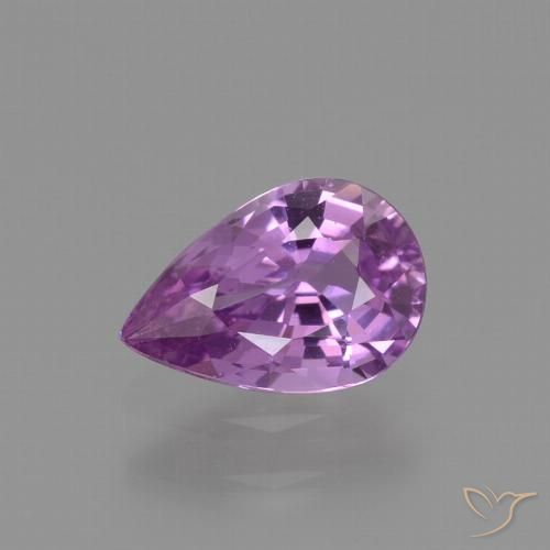 1.13ct 天然 电紫 蓝宝石, 梨形, VVS