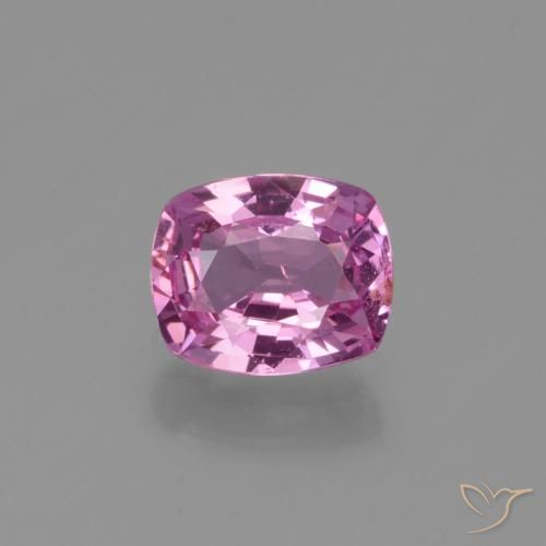 1.28ct 天然 亮粉紫 蓝宝石, 软垫, VS