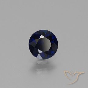 0.73克拉天然蓝宝石，圆形的，VVS-VS