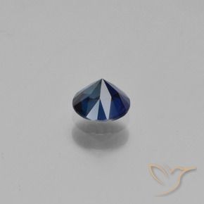 0.65克拉天然蓝宝石，圆形的，VS