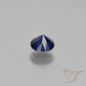 0.66克拉天然蓝宝石，圆形的，VS