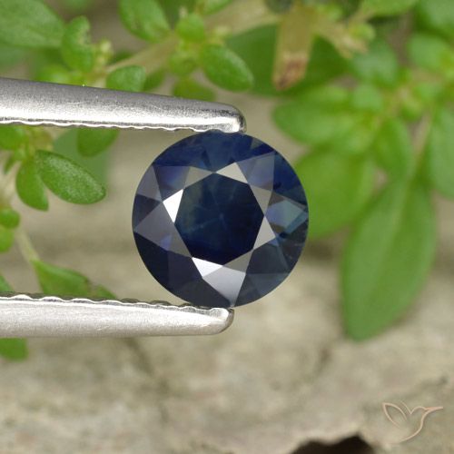 0.55ct 天然 皇家蓝色 蓝宝石, 圆形的, VS