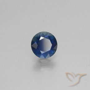 0.70克拉天然蓝宝石，圆形的，VS