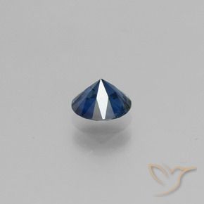 0.70克拉天然蓝宝石，圆形的，VS