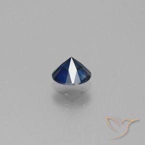 0.62克拉天然蓝宝石，圆形的，VS