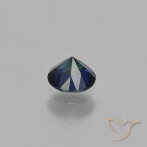 0.55克拉天然蓝宝石，圆形的，VVS-VS