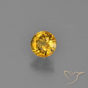 0.65克拉天然蓝宝石，圆形的，VVS-VS