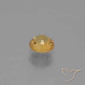 0.58克拉天然蓝宝石，圆形的，VVS-VS