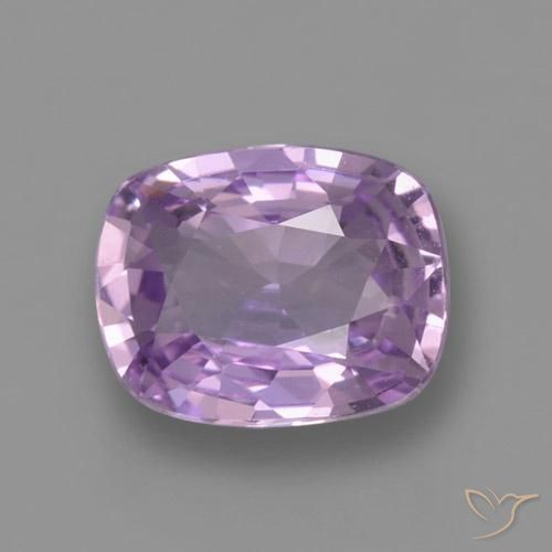1.08ct 天然 中紫 蓝宝石, 软垫, VVS