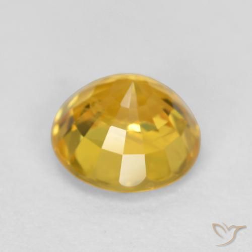 0.75克拉天然蓝宝石，圆形的，VVS-VS