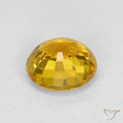 0.65克拉天然蓝宝石，圆形的，VVS-VS