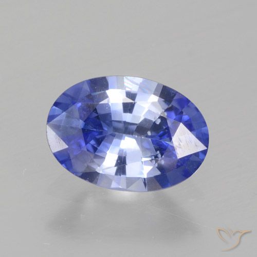 0.75ct 天然 淡蓝色 蓝宝石, 椭圆形, VVS-VS