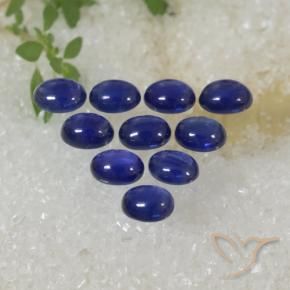 2.78克拉天然蓝宝石，椭圆形，半透明
