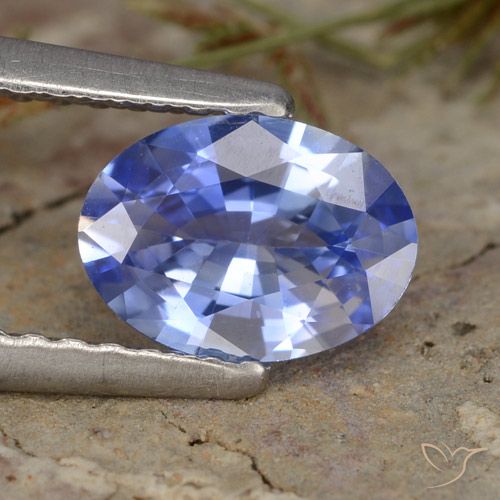 0.83ct 天然 蓝色 蓝宝石, 椭圆形, VVS-VS