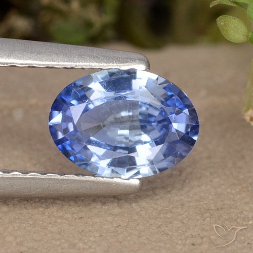 0.83ct 天然 蓝色 蓝宝石, 椭圆形, VVS