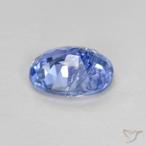 0.75克拉天然蓝宝石，椭圆形，SI