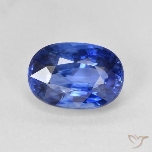 4.81ct 天然 矢菊花蓝 蓝宝石, 椭圆形, VS