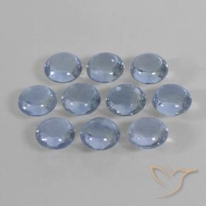 2.23克拉天然蓝宝石，圆形的，透明