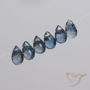 2.34克拉天然蓝宝石，泪滴形，VS